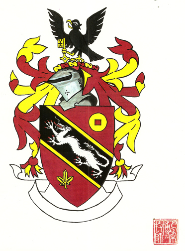 Derwin Mak coat of arms by Robert Black